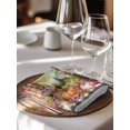 thumbnail image 6 of Pumpkins Fall Cloth Napkins Set of 8 Reusable Dinner Napkins, Thanksgiving Flowers Autumn Leaves Forest Cocktail Napkin Washable Table Napkins for Wedding/Holiday Party/Baby Shower 20"x20", 6 of 7