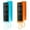 Sky Blue + Orange, variant on 2 Pack Cover Remote for Vizio Smart TV Remote Case XRT136 / XRT140 Series, Silicone Skin Sleeve(Glow Green+Glow Blue)