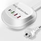 thumbnail image 4 of Cargador Usb C Adaptador de cargador Adaptador de corriente rápida de 4 puertos QC3.0 Estación de carga para Iphone iPad Tmvgtek Para estrenar, 4 of 9