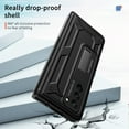 thumbnail image 5 of Dteck Case for Galaxy Z Fold 2 Hybrid Hard PC with Build in Stand, Ultra-Thin Anti-Scratch Shook-Proof for Samsung Z Fold 2 5G(2020) Folding Screen Stylish Cover Case,Black, 5 of 7