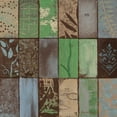 thumbnail image 3 of Hakimipour-Ritter 20x20 Black Modern Framed Museum Art Print Titled - Parade of Patterns I, 3 of 5