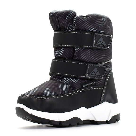 Nova Utopia Boys Girls Snow Boots NFWB119 BlackGrey 13