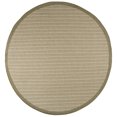 Round Area Rug, 8 Foot Stain Resistant Indoor Outdoor Round Rug With