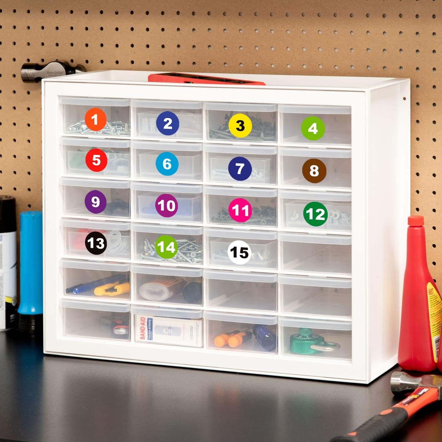 Storage Unit Location Numbers 1-25 – Vinyl Sticker Decals – Choose Color & Size – By WrenGifts