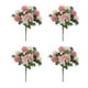 thumbnail image 1 of Flores artificiales Matsuzay 4 unids/set decoración del hogar DIY buena textura Rosa, 1 of 6