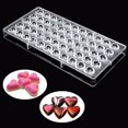 thumbnail image 1 of Clear Little Heart Shaped PC Polycarbonate Chocolate Mold Candy Pudding Moulds, 1 of 8