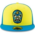 thumbnail image 2 of Men's New Era Yellow/Blue Sacramento Dorados Copa de la Diversion 59FIFTY Fitted Hat, 2 of 6