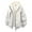 White, variant on Kureaily New Summer Sun Clothing For Men And Women Thin Hooded Jacket