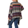 thumbnail image 3 of Agnes Orinda Women's Plus Size Boho Long Sleeve Open Front Sweater Long Cardigan 2X Gray, 3 of 7