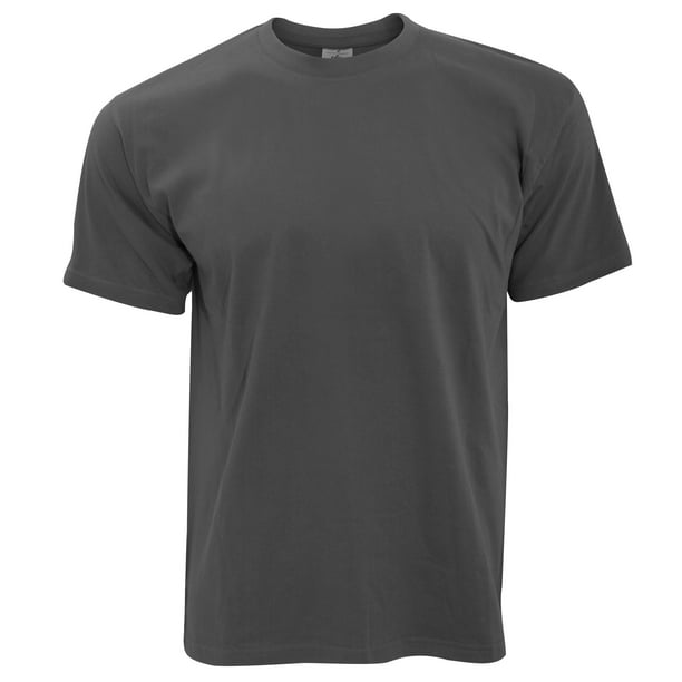 Playera gris cuello redondo sale