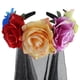 thumbnail image 5 of Minnieouse Diadema de malla decorativa portátil para mujer, flor elegante para fiesta de Halloween, diadema para disfraz de mujer, tocado, regalo de Accesorio para el cabello negro rojo Minnieouse AP018154-03, 5 of 6