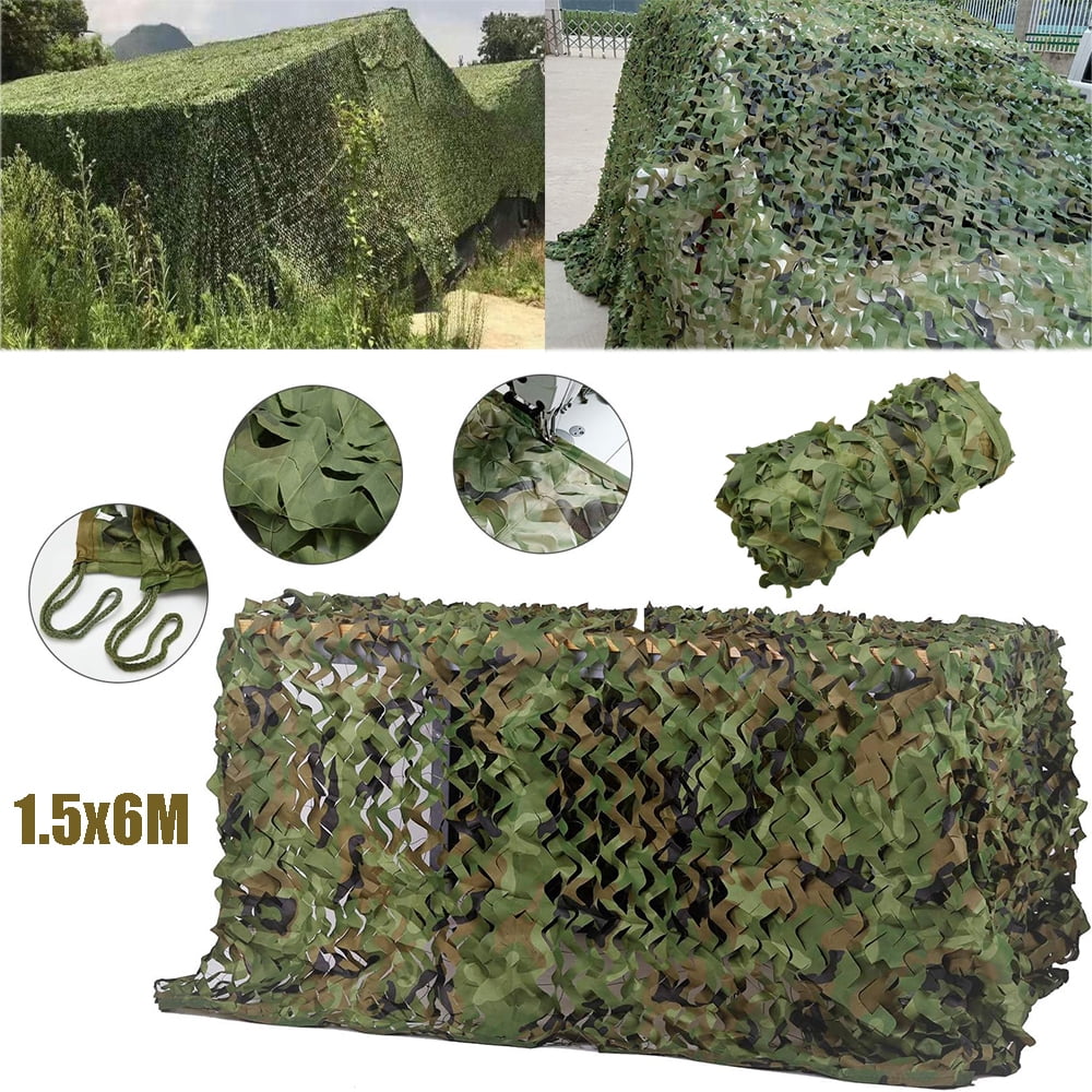 Fangsheng Camo Netting, Woodland Camouflage Net for Hunting Blind