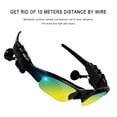thumbnail image 4 of Deportes inalámbricos Bluetooth 4.2 Gafas de sol Gafas polarizadas Auriculares Auriculares para correr Ciclismo Degradado de color Sunnimix auriculares bluetooth, 4 of 5