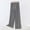 Silver plus size wide leg pants a1, variant on Cagogo Women Plus Size Wide Leg Elastic Waist Striped Flowy Lounge Pants Casual Long Trousers Summer Beach Work Wear, White 4XL
