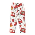 thumbnail image 5 of Balery Fire Truck print Women's Pajama Pants,Ultra Lightweight Pjs,Lounge Pant-Medium, 5 of 9