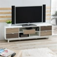 thumbnail image 3 of Allora Contemporary Wood 70.8-Inch TV Stand in White, 3 of 4