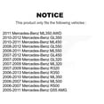 thumbnail image 2 of Positive Plus Front Rear Semi-Metallic Brake Pads Kit for Car Mercedes-Benz ML350 ML320 GL350 R350 GL320 GL450 GL550 ML550 ML500 R320 R500 G55 AMG ML450 KPF-100058, 2 of 8