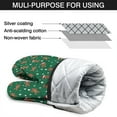 thumbnail image 7 of Cute Oven Mitts,Green Christmas Gingerbread Man Pattern Oven Mitt 2-Pack Set,Kitchen Gloves for Oven,Heat Resistant Oven Mitts 7.7"x12", 7 of 7
