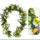 thumbnail image 5 of Simulación de huevos de Pascua de ratán, decoración de ratán para el hogar, decoración de ventanas, simulación de plantas verdes, 5 of 7