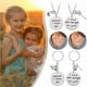 thumbnail image 2 of Wicked The Musical Necklace,Wicked Inspired Bff Keychain Set,Friendship Gift, 2 of 5