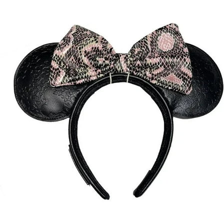 Disney Loungefly Ears Headband Minnie Mouse Animal Print