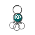 thumbnail image 1 of Símbolo de moneda rupia indonesia Llavero de metal de acero inoxidable Llavero Anillo de cadena Llavero, 1 of 3
