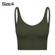 thumbnail image 2 of Chaleco de yoga verde, sujetador deportivo, ropa interior de yoga a prueba de golpes, top de fitness con espalda en forma de U Zhivalor BST3028421-1, 2 of 6