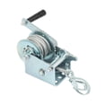 thumbnail image 6 of ALL-CARB Hand Winch 600 lbs Heavy Duty with Steel Cable, Crank Gear Winch for ATV Boat Trailer, 6 of 10