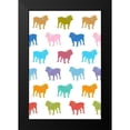 thumbnail image 2 of Prime, Marcus 17x24 Black Modern Framed Museum Art Print Titled - Bulldog Pattern 1, 2 of 5