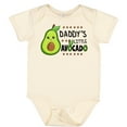 thumbnail image 3 of Inktastic Daddy's Little Avocado with Cute Baby Avocado Boys or Girls Baby Bodysuit, 3 of 5