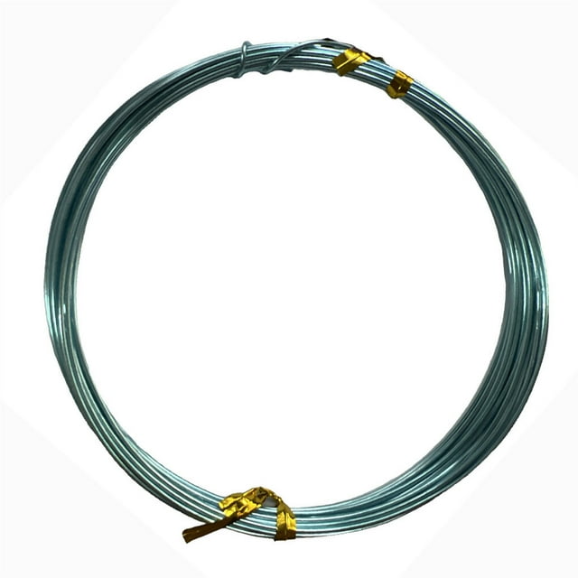 facefd Craft Wires DIY Handicrafts Braided Thread Good Flexibility Durable Shiny Jewelry Lines Exquisite Design for Sculpturing Mint Green
