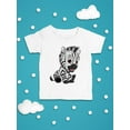 thumbnail image 3 of Zebra Sitting T-Shirt Infant -Image by Shutterstock,  12 Months, 3 of 4