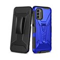 thumbnail image 4 of Compatible for Nokia G400 5G Case with Holster Belt Clip Hybrid Shockproof Protective Phone Cover with Kickstand - Blue, 4 of 6