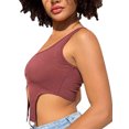 thumbnail image 4 of hirigin Women Square Neck Sleeveless Solid Color Short Camisole Tank Tops, 4 of 9