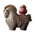 thumbnail image 2 of Estatua de caballo, figura de Feng Shui chino, resina, mano de obra fina, animal decorativo B, 2 of 9