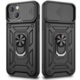thumbnail image 1 of Funda para teléfono VEGO iPhone 13 de 6.1 pulgadas con diseño de anillo para cámara deslizante, 1 of 7