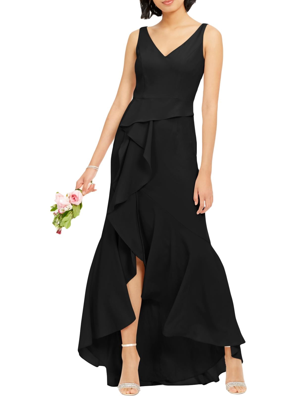 Adrianna Papell Womens Crepe Cascade 