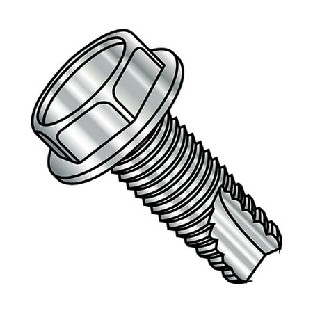 

3/8-16X3/4 Unslotted Ind Hex Washer Thread Cutting Screw Type 23 Full Thread 18 8 Stainless St (Pack Qty 375) BC-37123W188