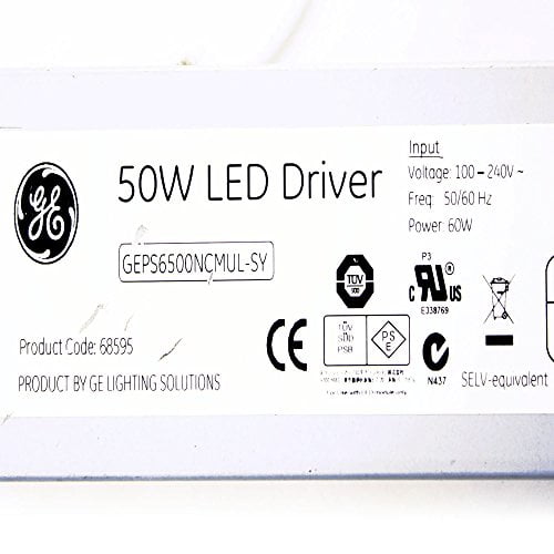 GE GEPS6500NCMUL-SY 50W LED Driver Product Code 68595 100-240v NEW 2