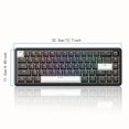 thumbnail image 3 of ATTACK SHARK Rapid Trigger Gaming Keyboard & Mouse Combo, X65 HE Wired Magnetic Switch Keyboard and R1 Wireless 59g Superlight Mouse w/Anti-Slip Grip (8000Hz, RT 0.01mm, RGB, 65hrs Battery), 3 of 8