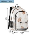 thumbnail image 2 of FORMRS Unisex School Backpack 17" Student Travel Bag with Laptop Compartment, Gray Bears, 2 of 7