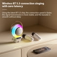 thumbnail image 2 of Graflsoa Haut-Parleur de Karaoké Bluetooth Portable avec Microphones Sans Fil Doubles, Batterie Rechargeable Intégrée, Éclairage d'Ambiance RGB, et Effets Sonores Professionnels pour Divertissement à Domicile, 2 of 7