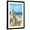 Black Frame, variant on Art.com Cape Cod - Sand Castle Art Print by Lantern Press, Brown Frame Wall Art, 32" x 44"