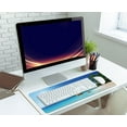 thumbnail image 6 of Ocean Desk Mat,ANSE Lazio Beach at Praslin Island Extended Gaming Mouse Pad,Large Non-Slip Rubber Base Mousepad with Stitched Edges,Waterproof Mouse Mat Desk Pad for Office Game Home 35.4x15.75 in, 6 of 6