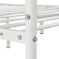 thumbnail image 3 of Topeakmart Twin XL Metal Bed Frame with Crisscross Headboard & Footboard, White, 3 of 11