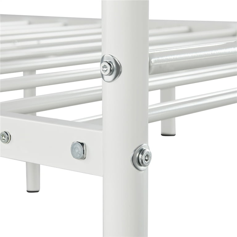 Topeakmart Twin XL Metal Bed Frame with Headboard, Footboard