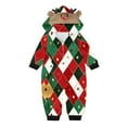 thumbnail image 2 of Jsaierl Christmas Pajamas for Family Matching Cute Long Sleeve Couples Soft Sleepwear One Piece Funny Christmas Pjs Sets, 2 of 6