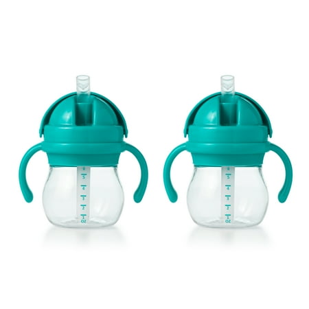 UPC: 0719812944463 | OXO Tot Transitions Straw Cup With Handles – 6 Oz – Teal – 2 Pack