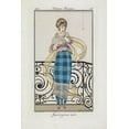 thumbnail image 2 of Wegener, Gerda 11x14 White Modern Wood Framed Museum Art Print Titled - Fashion Drawing Skirt, 2 of 4