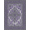 Lavender Purple, Pattern 3, variant on ODIKA 8'x10' Washable Area Rug Non-Shedding, Easy Care, Oriental Medallion With Scrolling Wisteria Border Vintage Floral Refined for King Size Bedroom Under Bed, Master Suite
